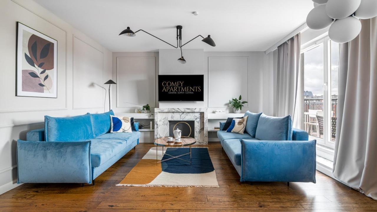 Comfy Apartments - Lastadia Lux กดัญสก์ ภายนอก รูปภาพ